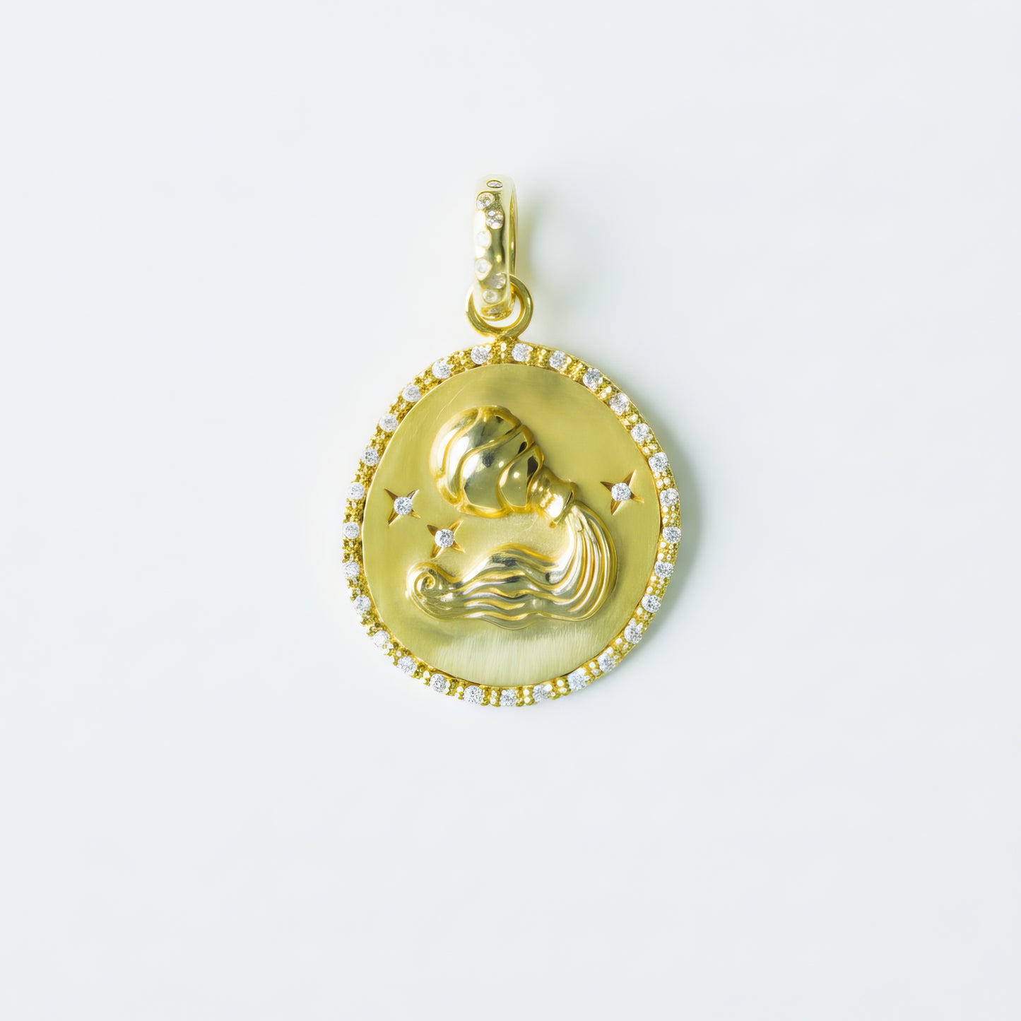 Diamond Zodiac Medallion