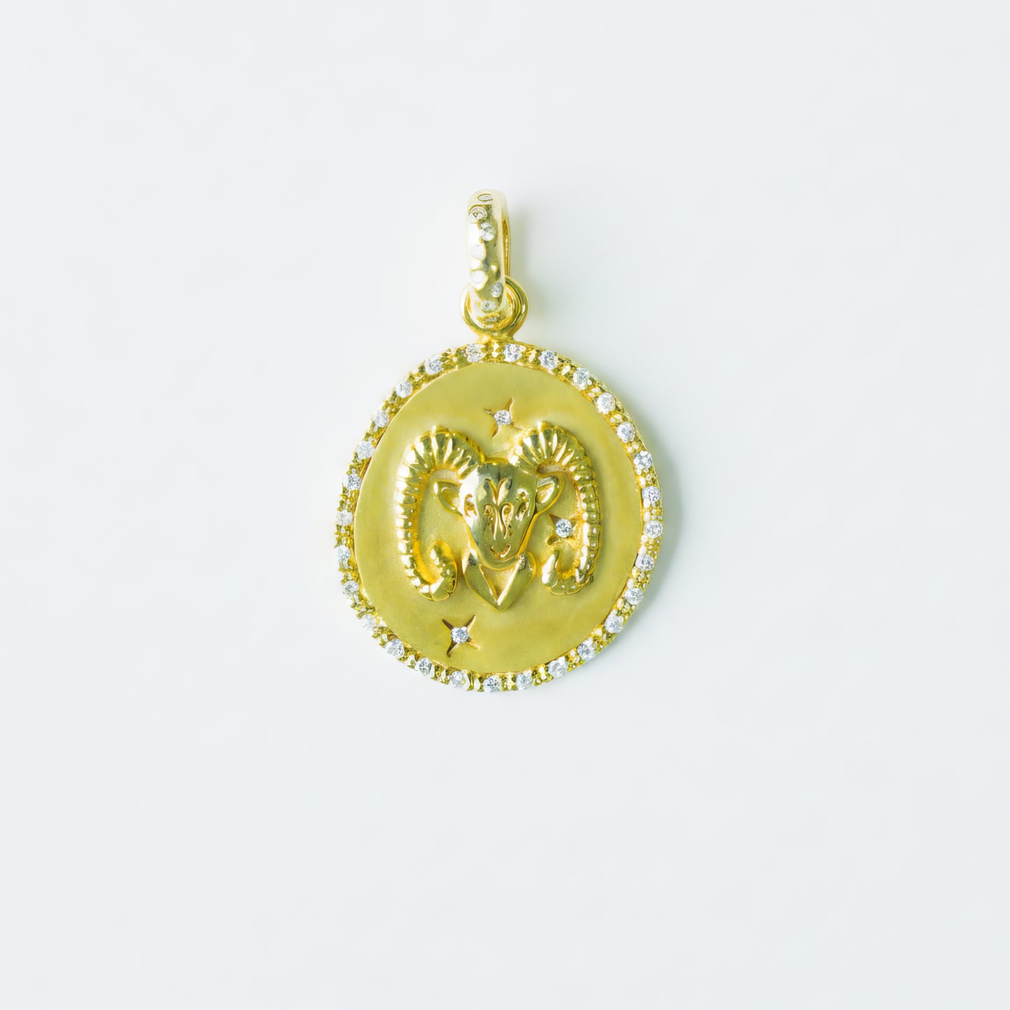 Diamond Zodiac Medallion