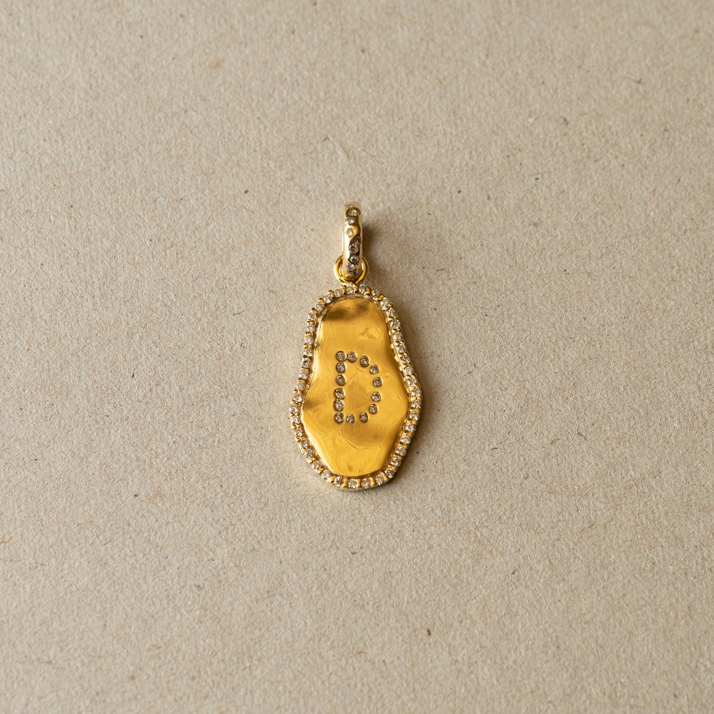 Diamond Alphabet Pendant