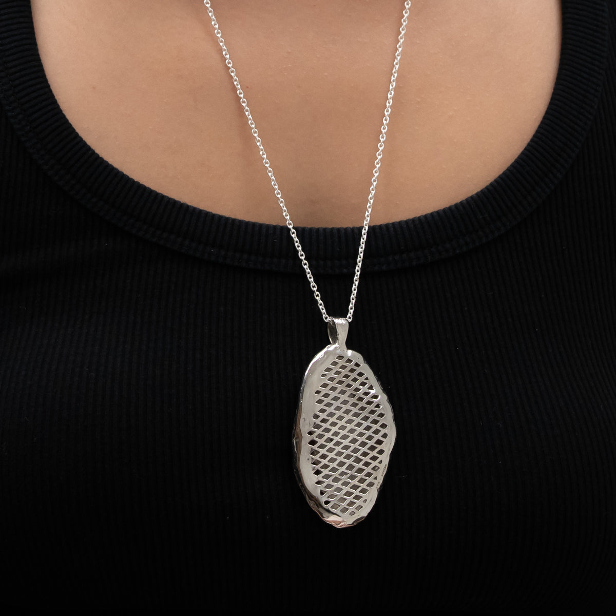 Organic Pendant with Citrine