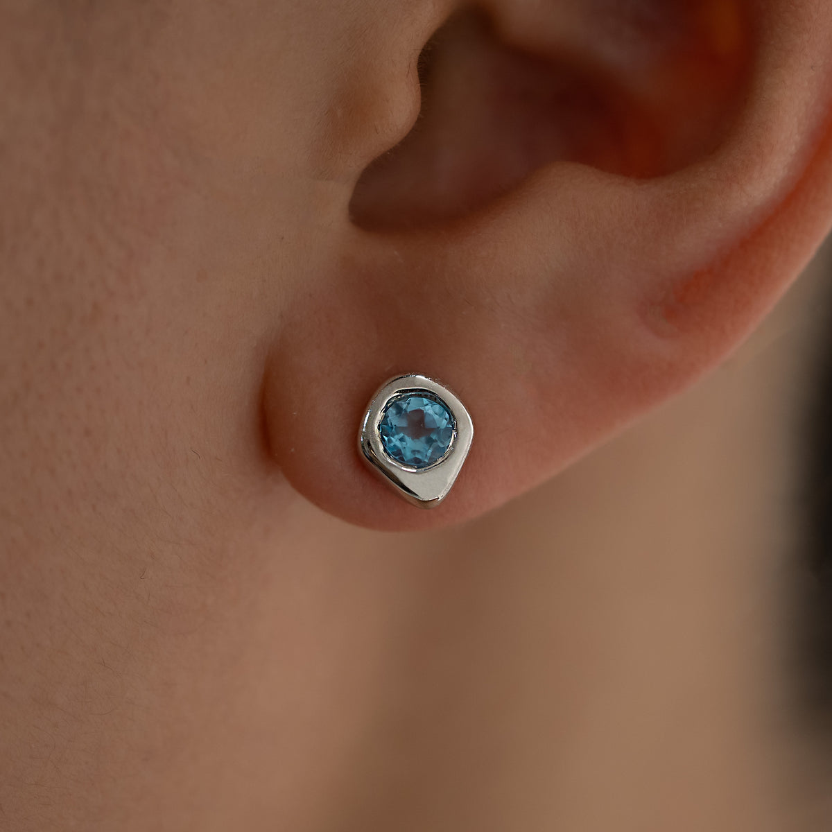 Topaz Drops in Sterling Silver