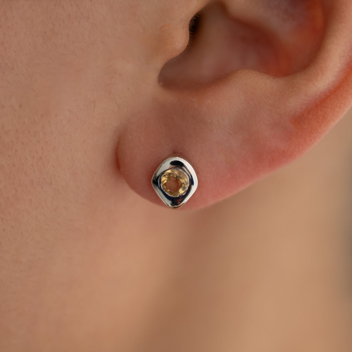 Topaz Drops in Sterling Silver