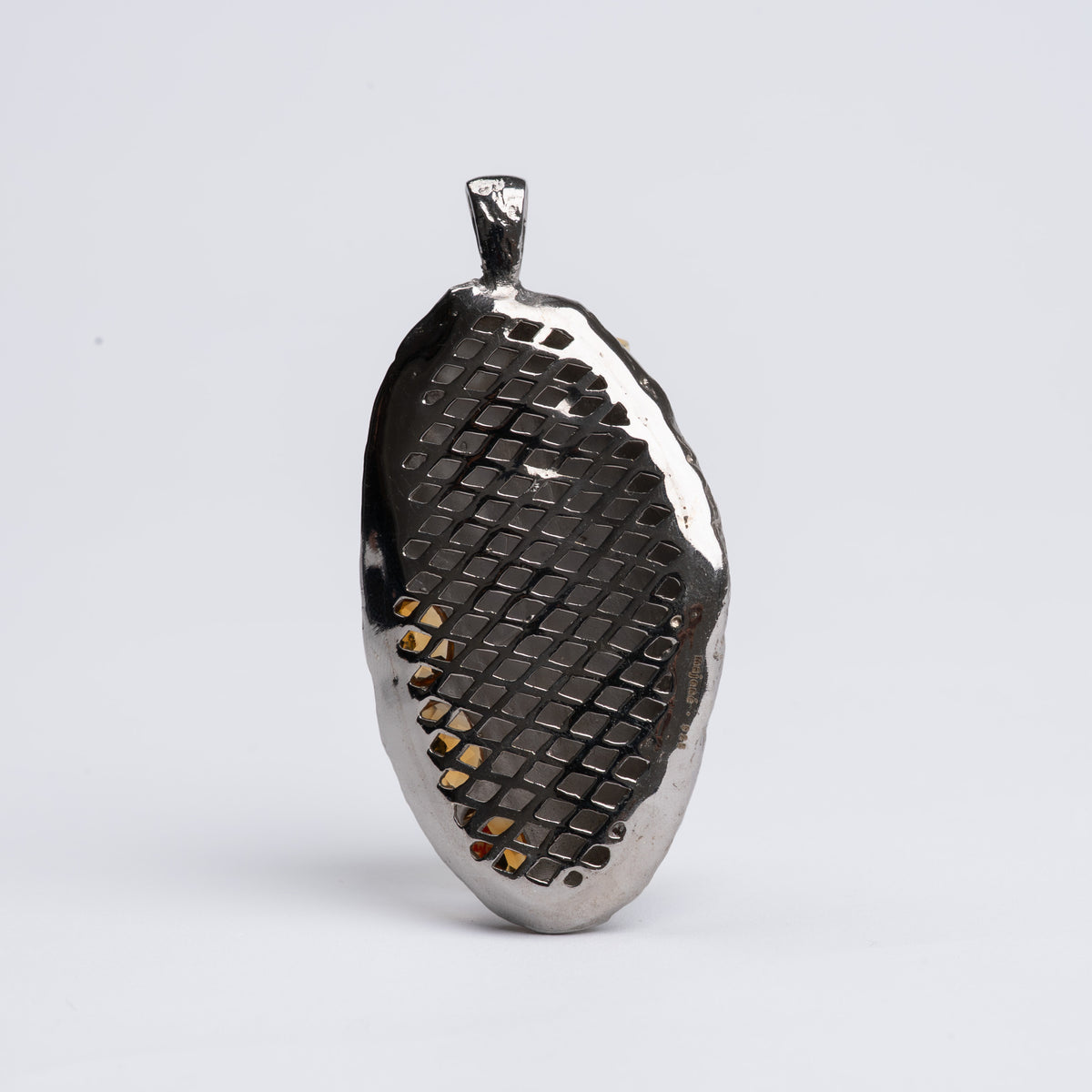 Organic Pendant with Citrine