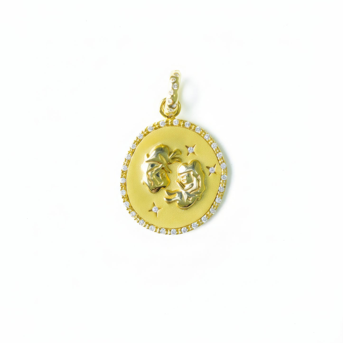Diamond Zodiac Medallion