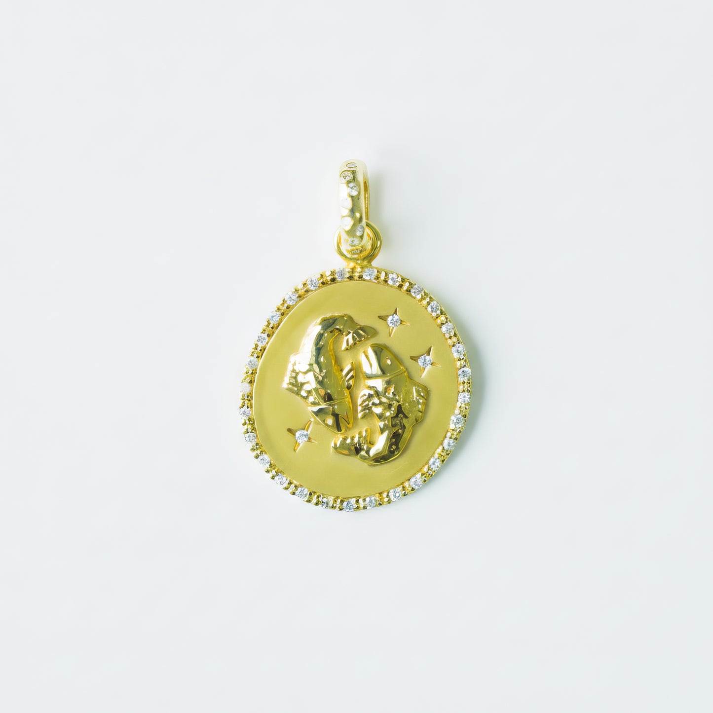 Diamond Zodiac Medallion