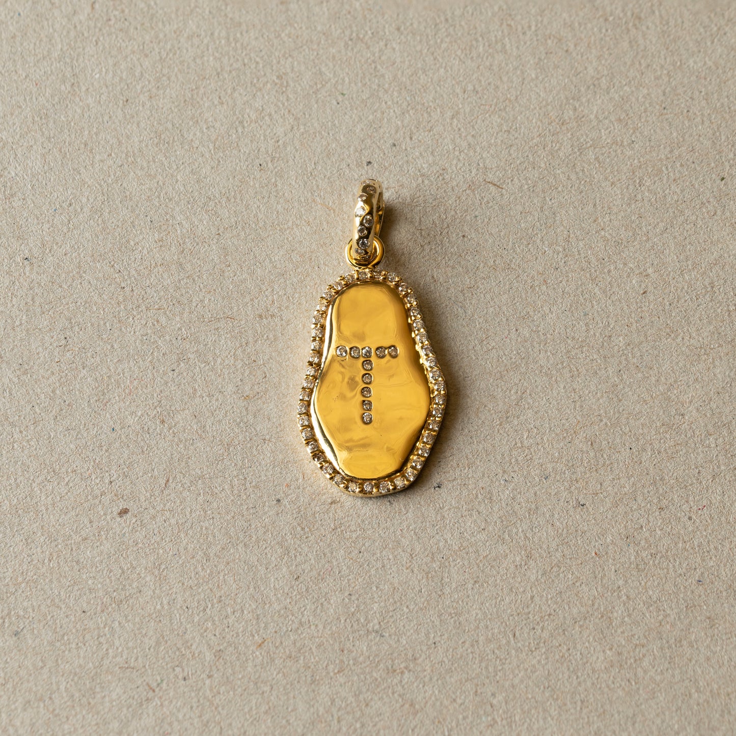 Diamond Alphabet Pendant