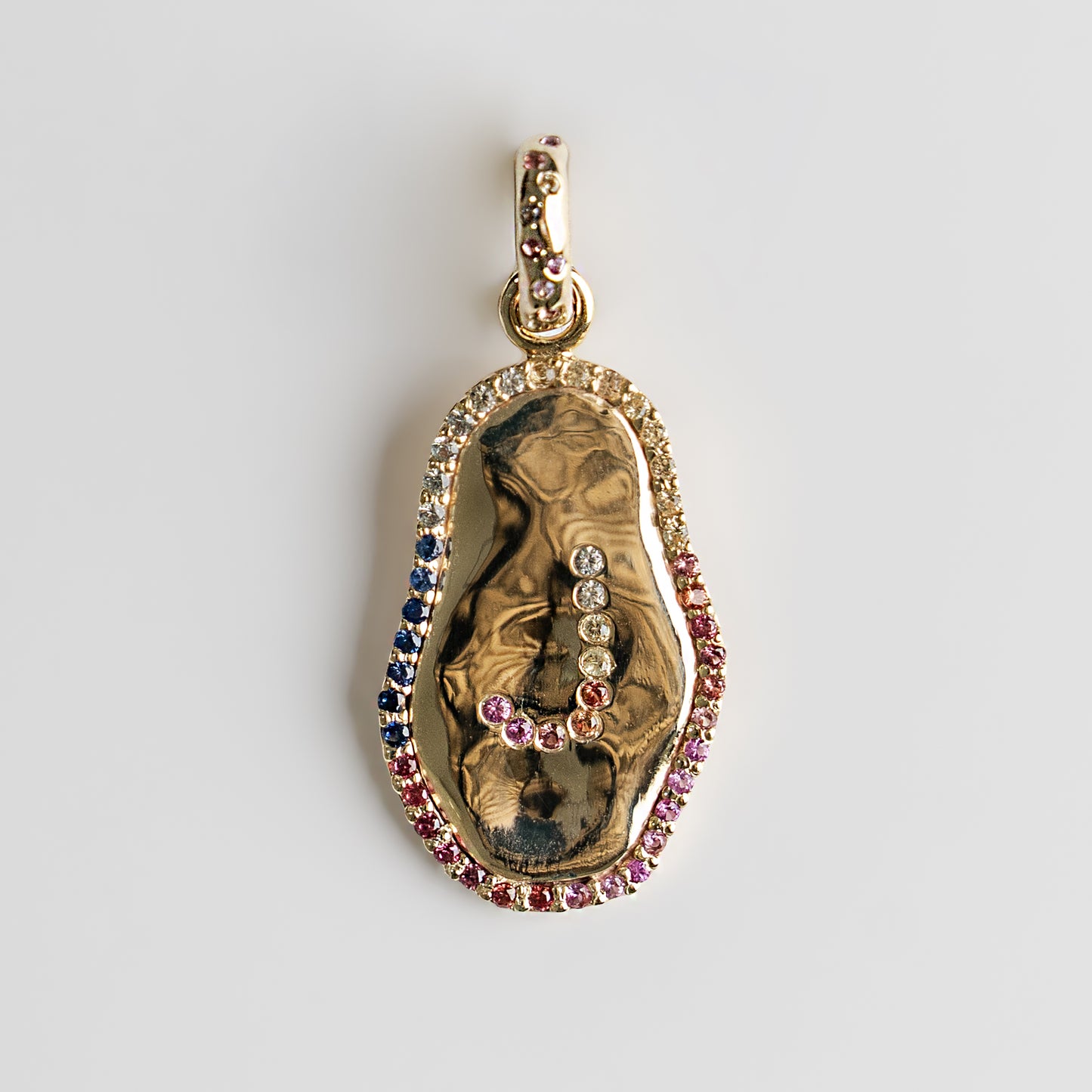 Rainbow Alphabet Pendant