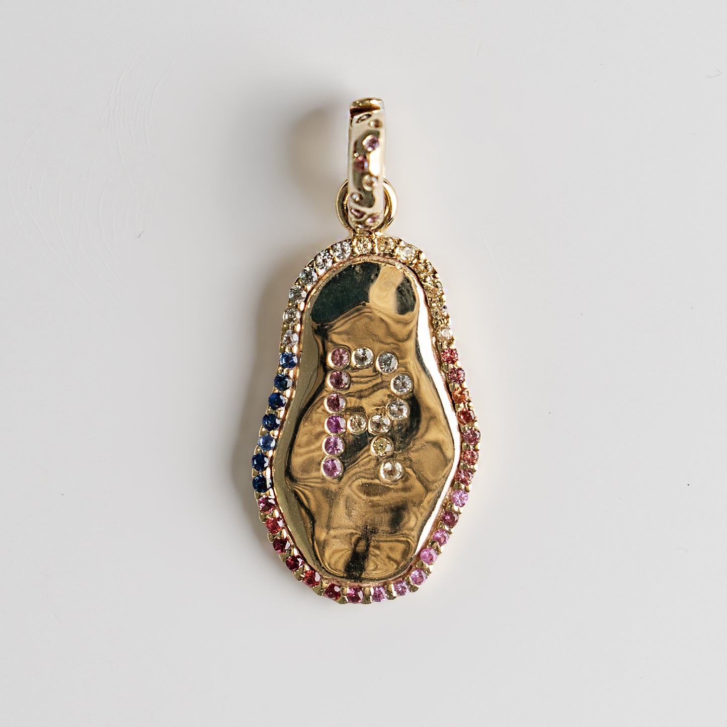 Rainbow Alphabet Pendant