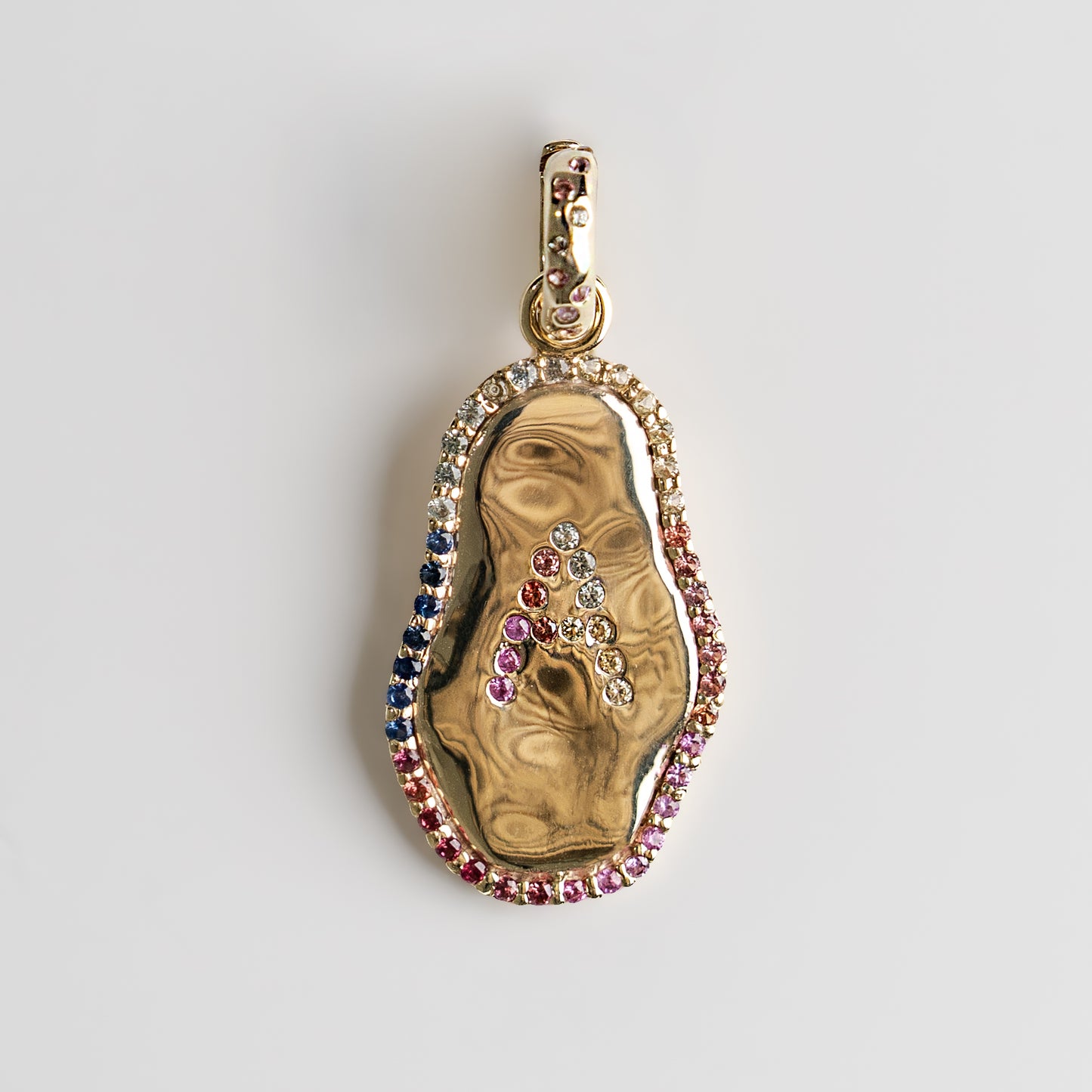 Rainbow Alphabet Pendant