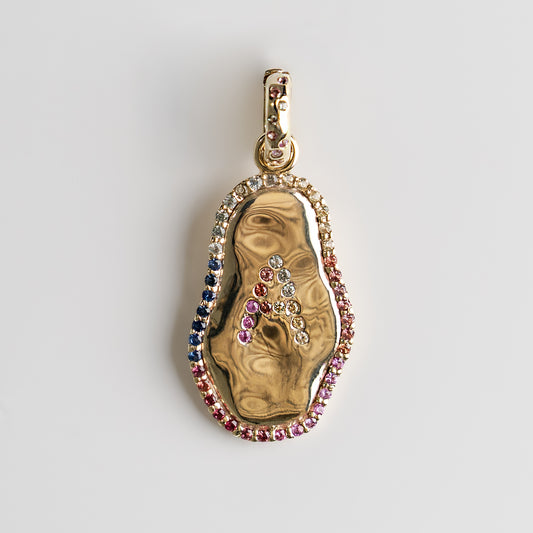 Rainbow Alphabet Pendant