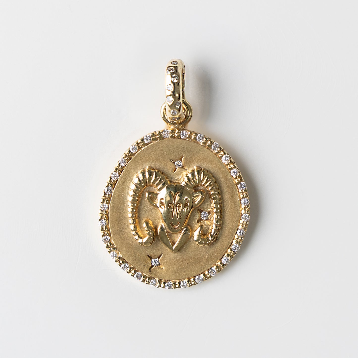 Diamond Zodiac Medallion