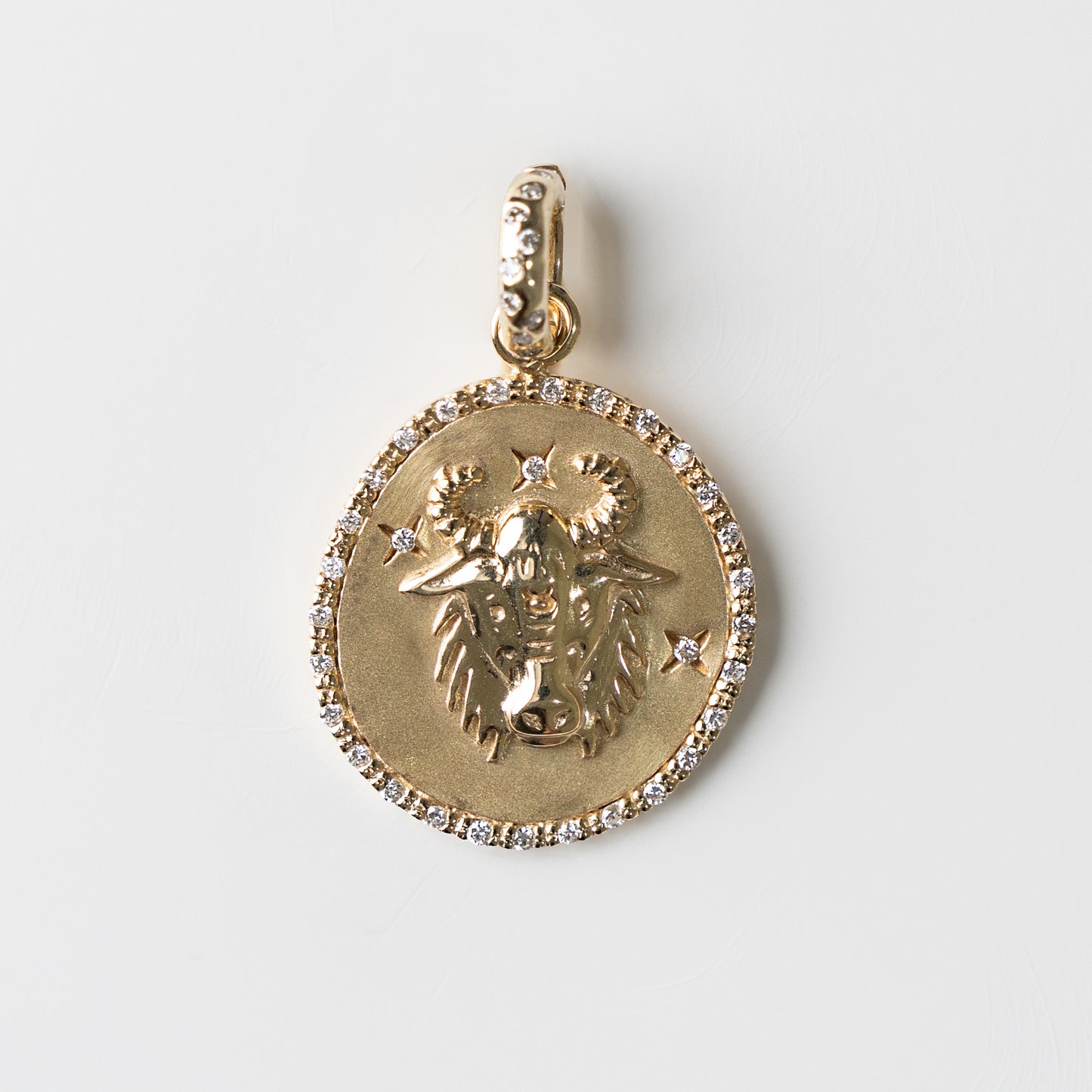 Diamond Zodiac Medallion