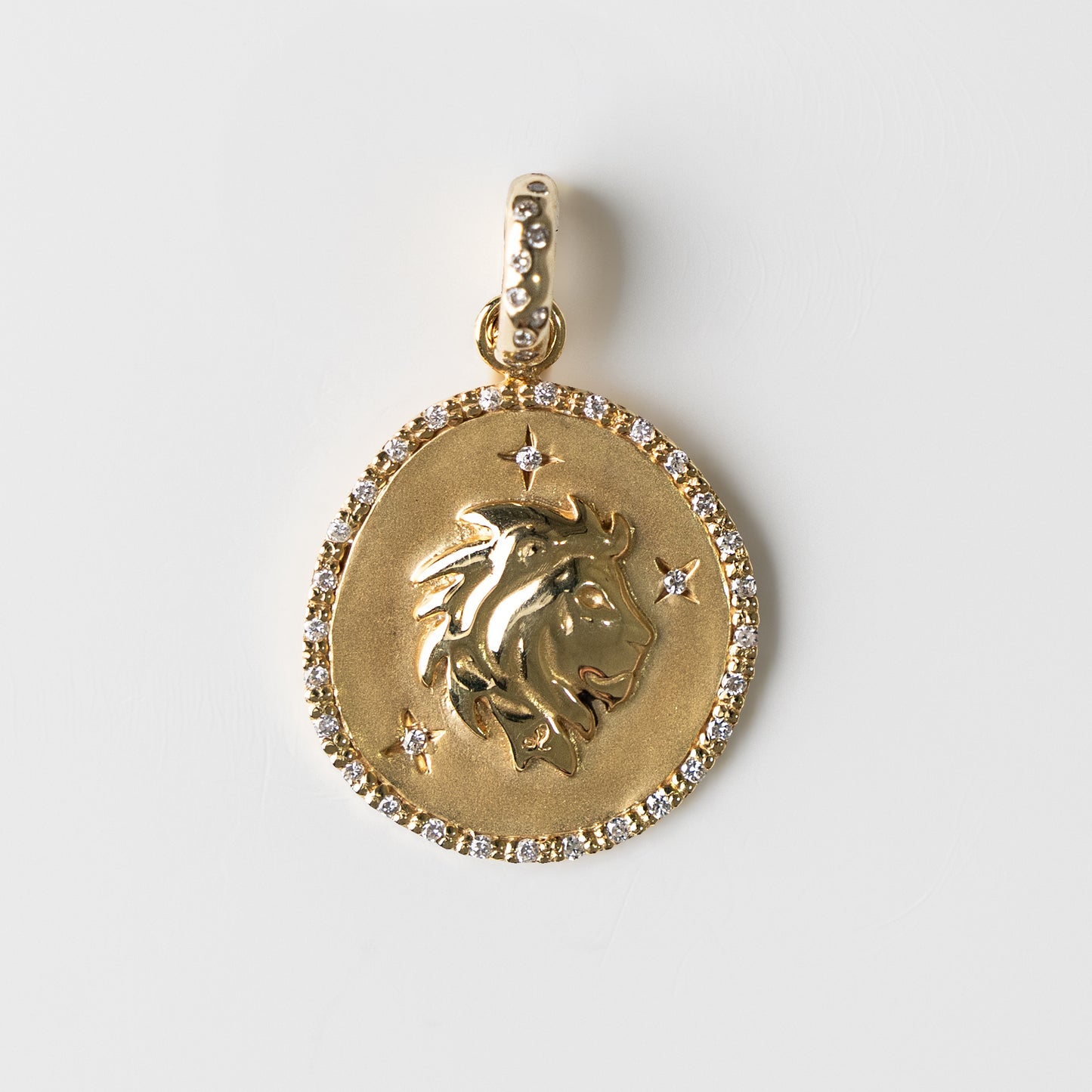 Diamond Zodiac Medallion
