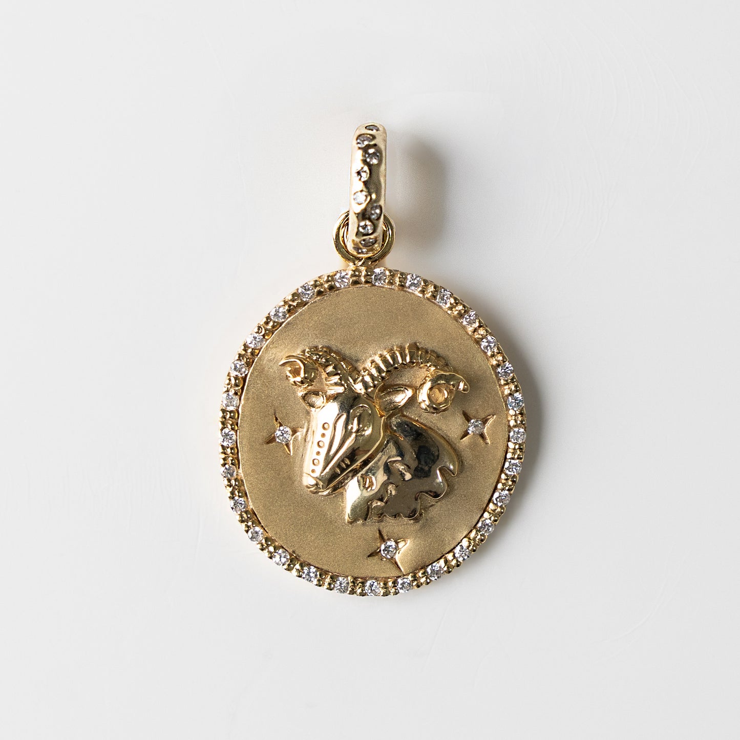 Diamond Zodiac Medallion