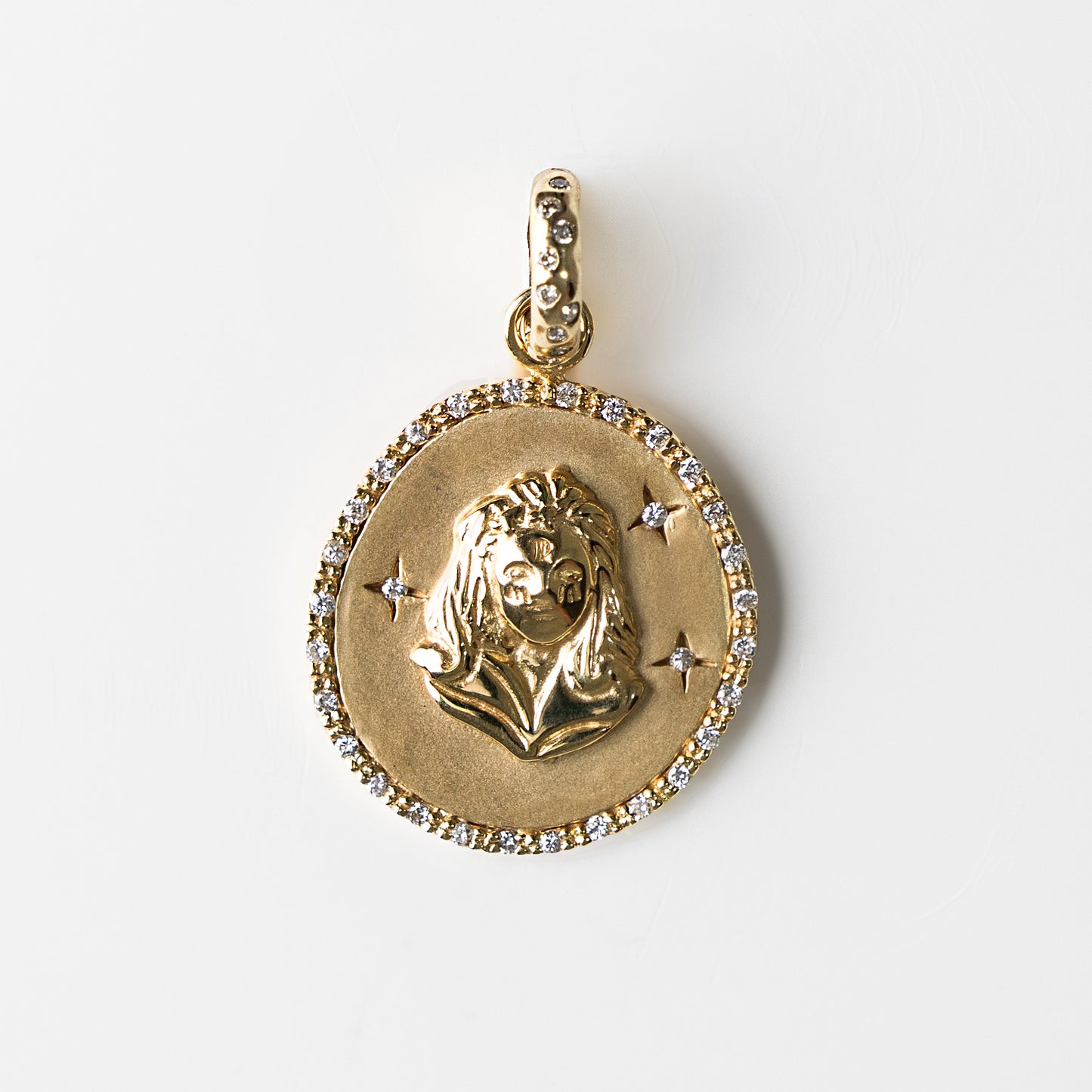 Diamond Zodiac Medallion