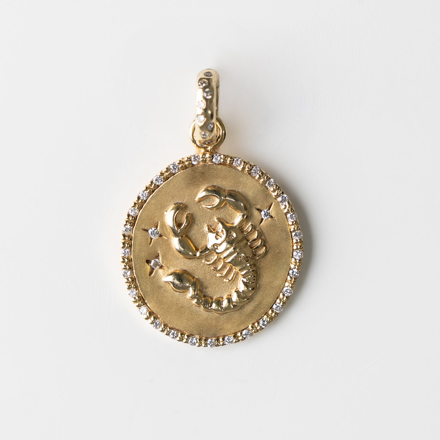Diamond Zodiac Medallion