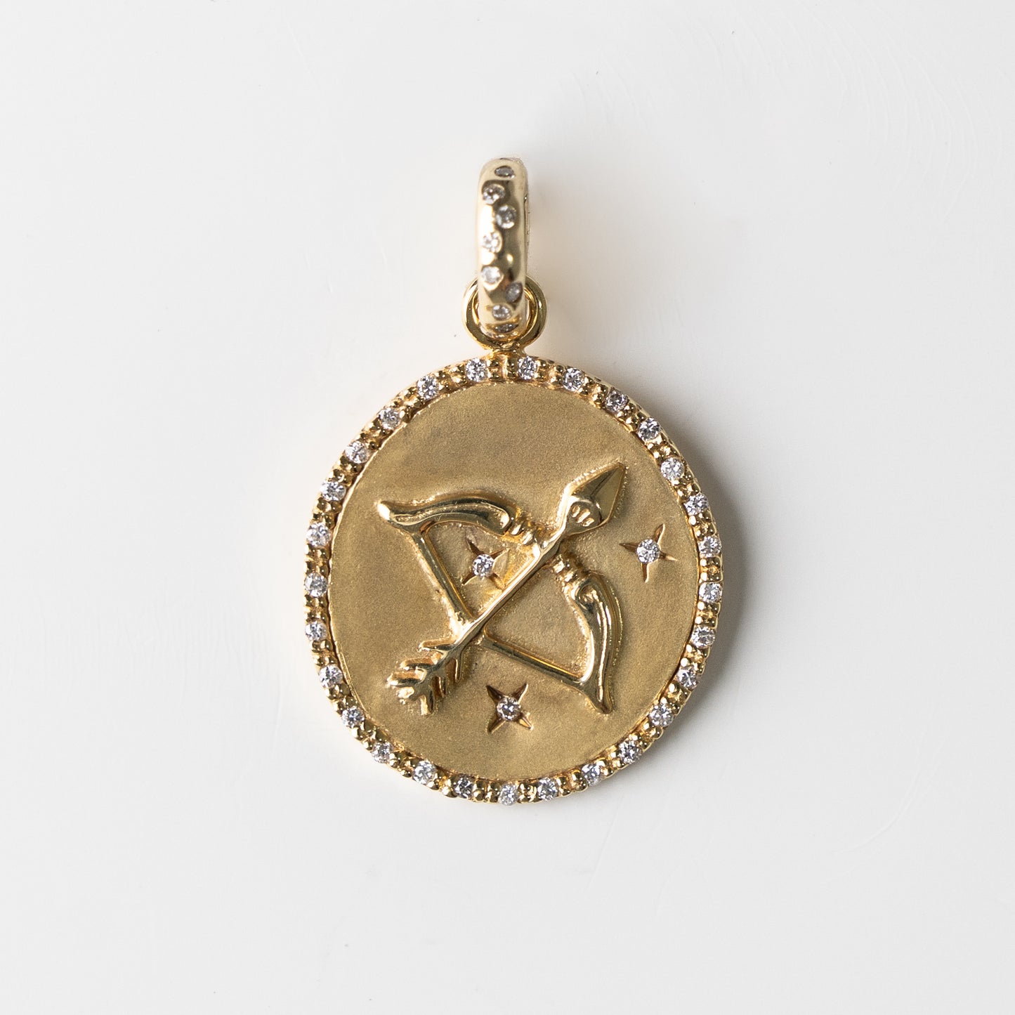 Diamond Zodiac Medallion
