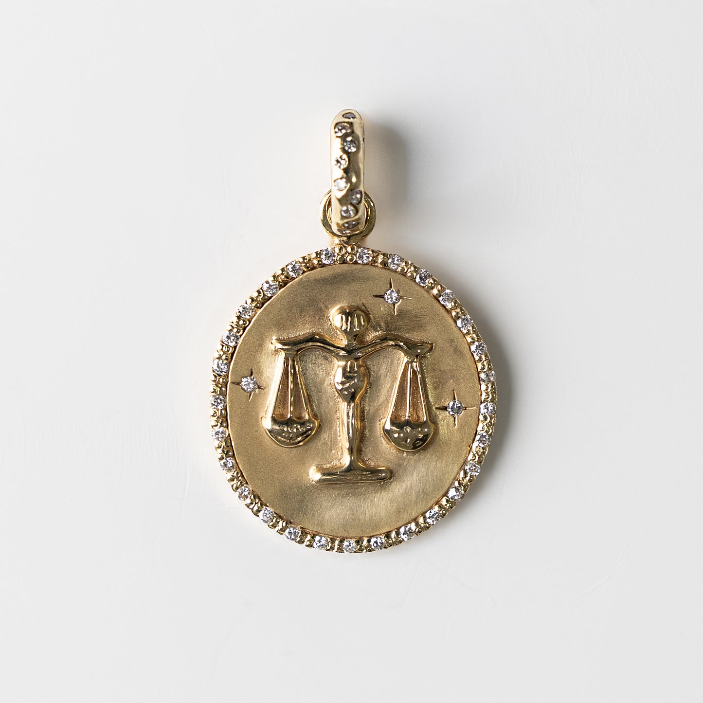 Diamond Zodiac Medallion