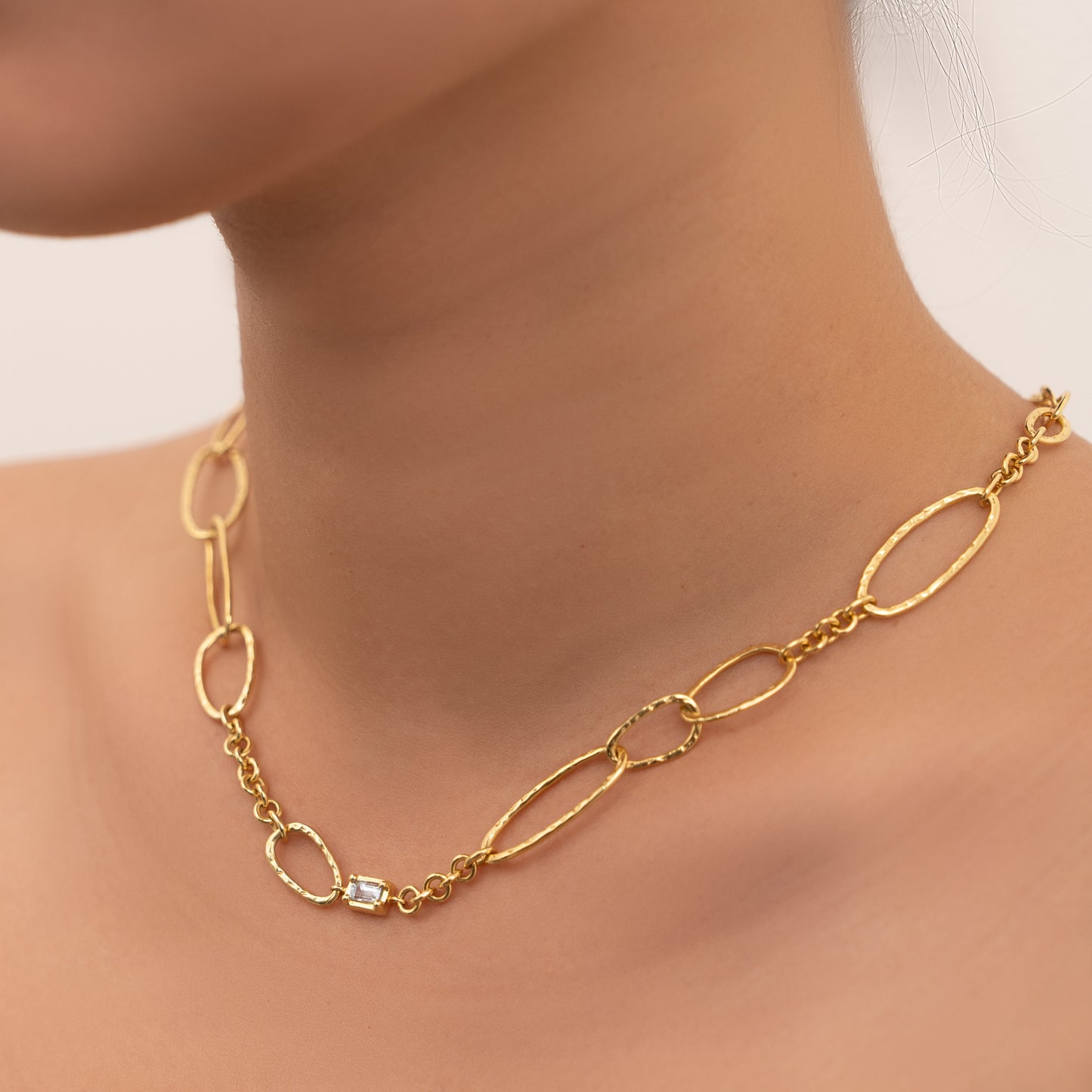 Organic Multi-Form Paperclip Necklace